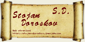 Stojan Doroškov vizit kartica